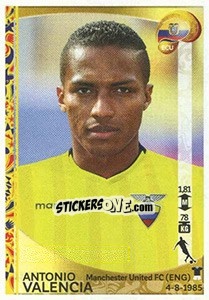 Sticker Antonio Valencia - Copa América Centenario. USA 2016 n. 147 - Panini