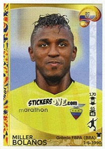 Sticker Miller Bolaños - Copa América Centenario. USA 2016 - Panini