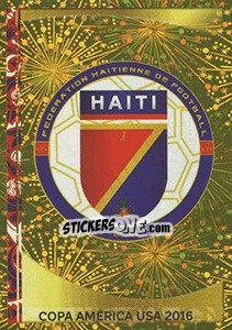 Cromo Emblema Haiti - Copa América Centenario. USA 2016 n. 158 - Panini