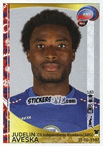Sticker Judelin Aveska - Copa América Centenario. USA 2016 n. 166 - Panini
