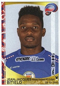 Sticker Jean-Jacques Bitielo - Copa América Centenario. USA 2016 n. 167 - Panini