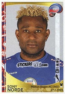 Sticker Sony Norde - Copa América Centenario. USA 2016 n. 175 - Panini