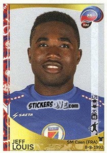Sticker Jeff Louis - Copa América Centenario. USA 2016 n. 180 - Panini