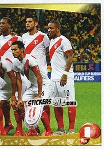 Figurina Perú Team - Copa América Centenario. USA 2016 - Panini