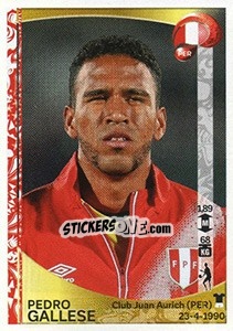 Sticker Pedro Gallese - Copa América Centenario. USA 2016 n. 185 - Panini