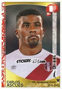 Cromo Carlos Ascues - Copa América Centenario. USA 2016 n. 188 - Panini