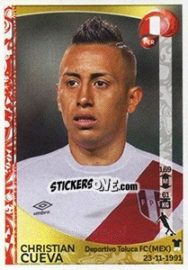 Sticker Christian Cueva - Copa América Centenario. USA 2016 n. 199 - Panini