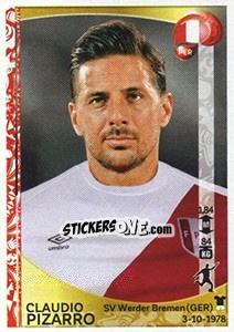 Cromo Claudio Pizarro