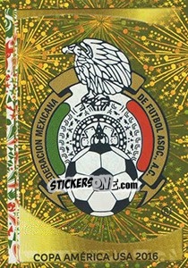 Figurina Emblema Mexico - Copa América Centenario. USA 2016 - Panini