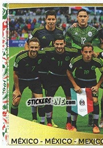 Figurina Mexico Team - Copa América Centenario. USA 2016 - Panini