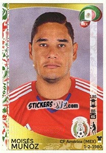 Sticker Moisés Muñoz - Copa América Centenario. USA 2016 n. 209 - Panini
