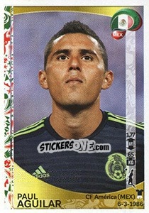 Sticker Paul Aguilar - Copa América Centenario. USA 2016 - Panini