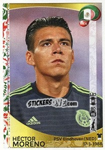 Sticker Héctor Moreno - Copa América Centenario. USA 2016 - Panini