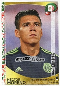 Sticker Héctor Moreno - Copa América Centenario. USA 2016 n. 214 - Panini