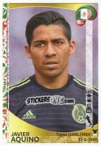 Sticker Javier Aquino - Copa América Centenario. USA 2016 n. 222 - Panini