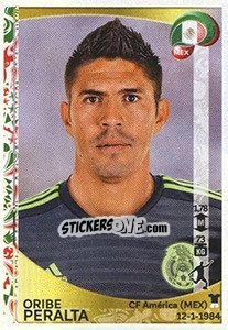 Sticker Oribe Peralta - Copa América Centenario. USA 2016 n. 227 - Panini