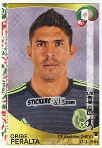 Cromo Oribe Peralta - Copa América Centenario. USA 2016 - Panini