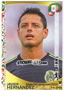 Sticker Javier Hernández - Copa América Centenario. USA 2016 n. 228 - Panini