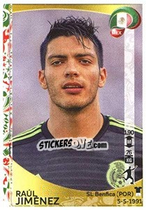 Sticker Raúl Jiménez - Copa América Centenario. USA 2016 n. 229 - Panini