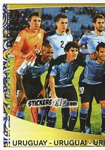 Figurina Uruguay Team - Copa América Centenario. USA 2016 - Panini