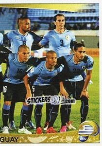Figurina Uruguay Team - Copa América Centenario. USA 2016 - Panini