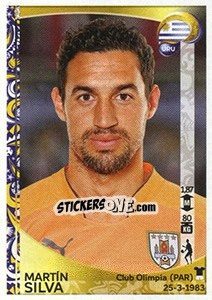 Figurina Martín Silva - Copa América Centenario. USA 2016 n. 234 - Panini