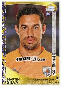 Sticker Martín Silva - Copa América Centenario. USA 2016 - Panini