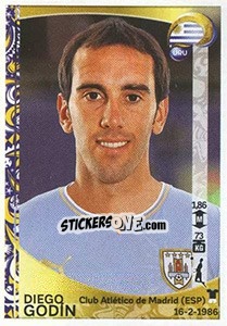 Sticker Diego Godín - Copa América Centenario. USA 2016 n. 238 - Panini