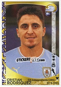 Sticker Cristian Rodriguez - Copa América Centenario. USA 2016 n. 247 - Panini