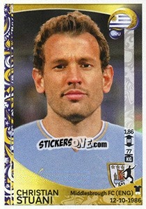 Cromo Cristhian Stuani - Copa América Centenario. USA 2016 - Panini