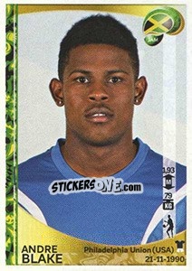 Sticker Andre Blake - Copa América Centenario. USA 2016 - Panini