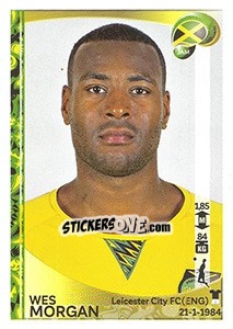Sticker Wes Morgan - Copa América Centenario. USA 2016 n. 261 - Panini