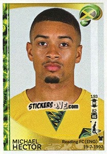 Sticker Michael Hector - Copa América Centenario. USA 2016 n. 262 - Panini