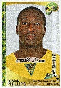 Sticker Demar Phillips - Copa América Centenario. USA 2016 n. 265 - Panini