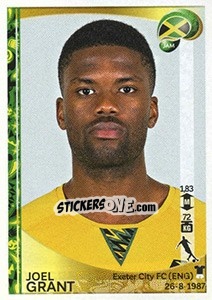 Figurina Joel Grant - Copa América Centenario. USA 2016 - Panini