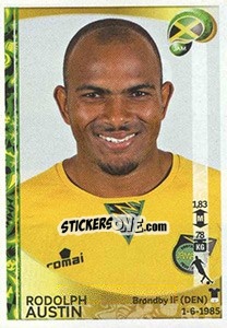 Sticker Rodolph Austin - Copa América Centenario. USA 2016 n. 269 - Panini