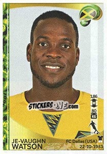 Sticker Je-Vaughn Watson - Copa América Centenario. USA 2016 - Panini