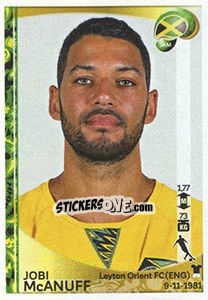 Sticker Jobi McAnuff - Copa América Centenario. USA 2016 n. 271 - Panini