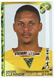 Sticker Andre Clennon - Copa América Centenario. USA 2016 - Panini