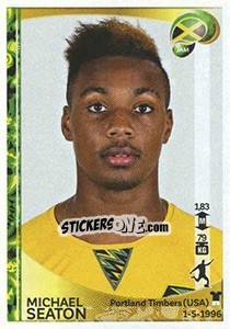 Sticker Michael Seaton - Copa América Centenario. USA 2016 n. 274 - Panini
