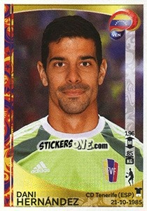 Sticker Dani Hernández - Copa América Centenario. USA 2016 - Panini