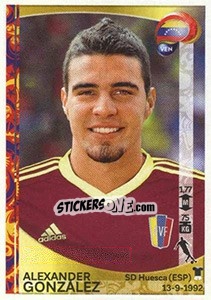 Sticker Alexander González - Copa América Centenario. USA 2016 n. 290 - Panini