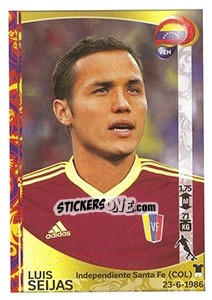 Sticker Luis Seijas - Copa América Centenario. USA 2016 n. 292 - Panini