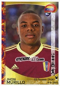 Sticker Jhon Murillo - Copa América Centenario. USA 2016 n. 296 - Panini