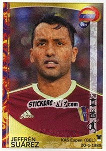 Cromo Jeffrén Suárez - Copa América Centenario. USA 2016 - Panini