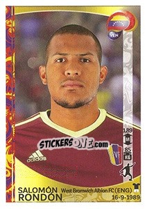 Cromo Salomón Rondón - Copa América Centenario. USA 2016 - Panini