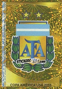 Sticker Emblema Argentina - Copa América Centenario. USA 2016 n. 302 - Panini