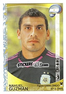 Sticker Nahuel Guzmán - Copa América Centenario. USA 2016 - Panini