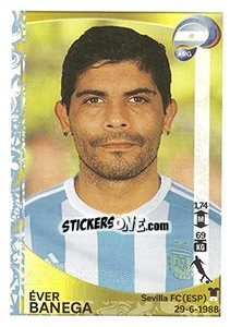 Sticker Éver Banega - Copa América Centenario. USA 2016 - Panini