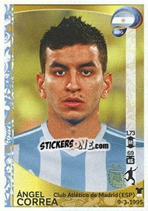 Sticker Ángel Correa - Copa América Centenario. USA 2016 - Panini